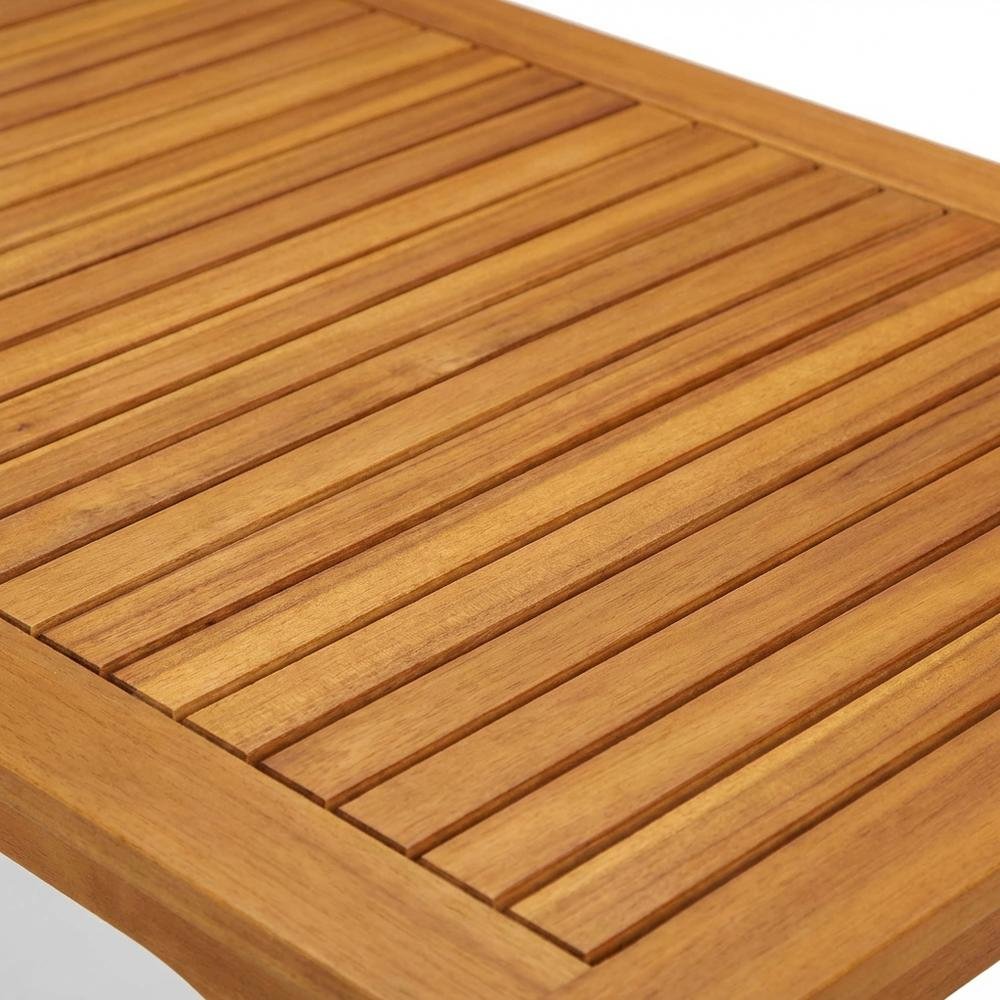 Wooden Patio Set Oil Finish Dining Table with 6 Outdoor Chairs. Picture 4
