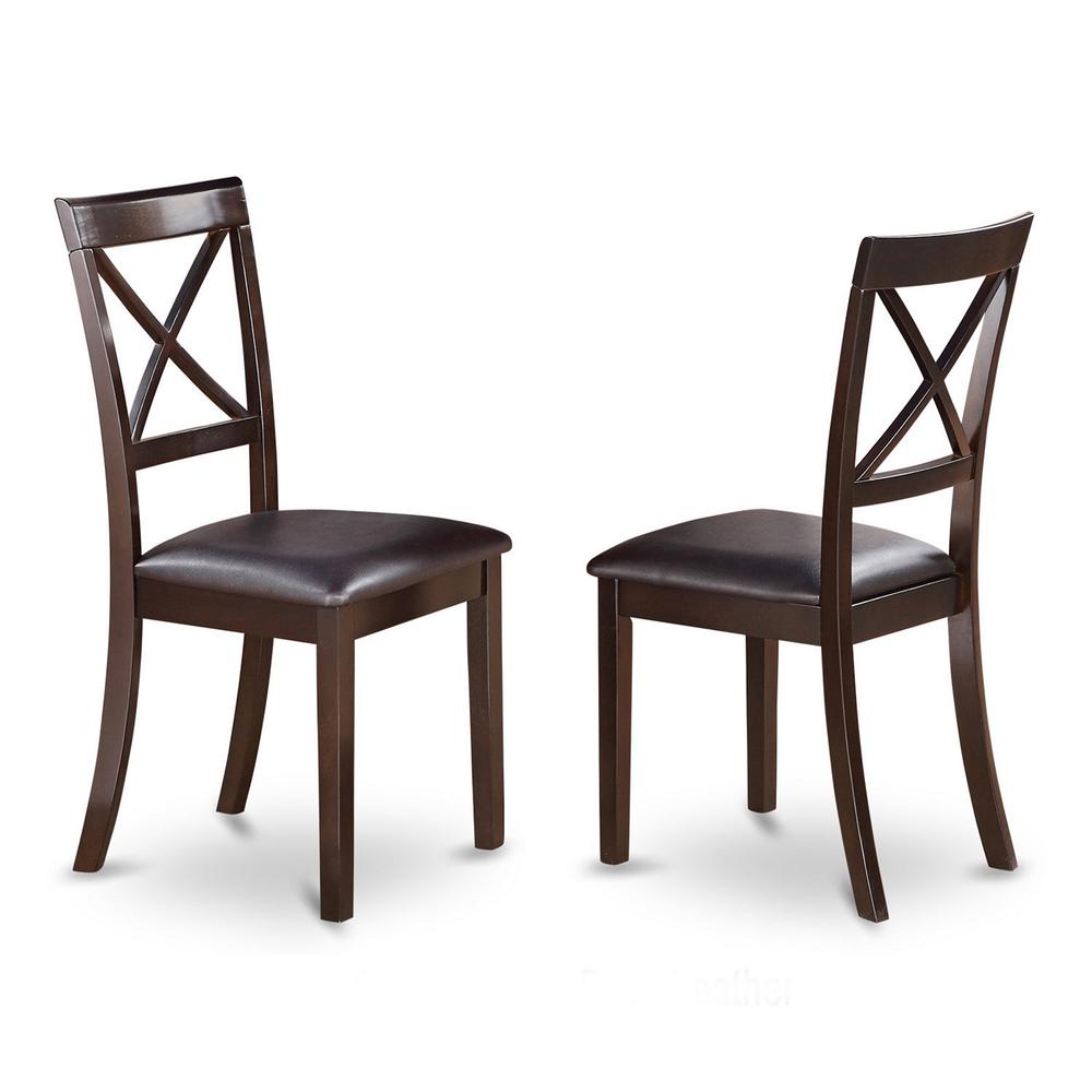 5  Pc  Dining  room  set-Dining  Table  with  Leaf  and  4  Chairs  for  Dining  room. Picture 3