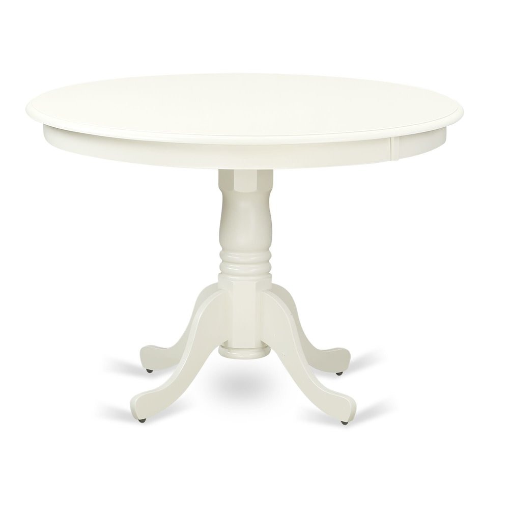 3 Piece Kitchen Table & Chairs Set Contains a Round Dining Table with Pedestal. Picture 3