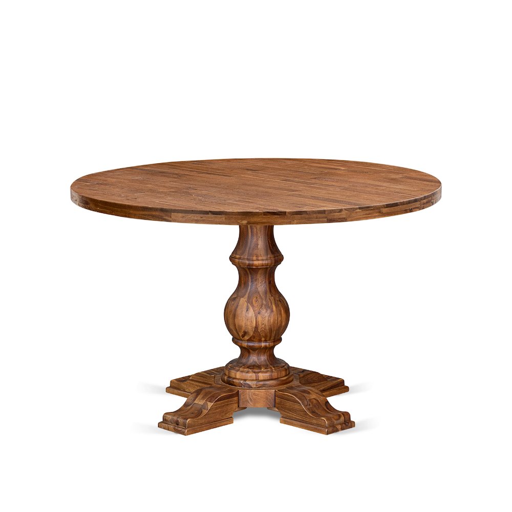 7-Pc Dining Table Set Include A Modern Table And 6 Burgundy Upholstered Chairs. Picture 3