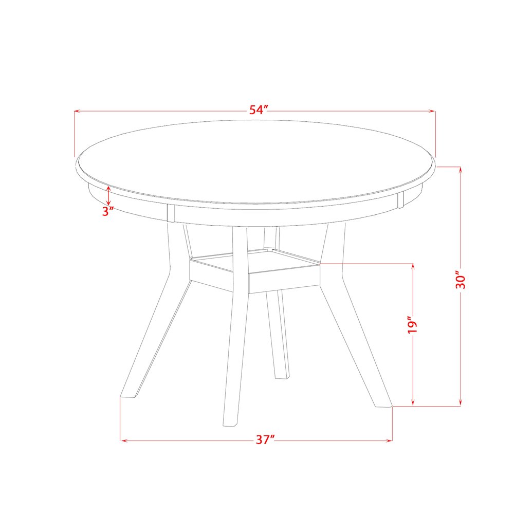 7-Pc Mid Century Modern Dining Set Include A Modern Table And 6 Burgundy Chairs. Picture 6