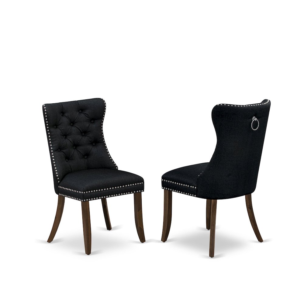 5-Piece Dining Set In Black Color. Picture 4