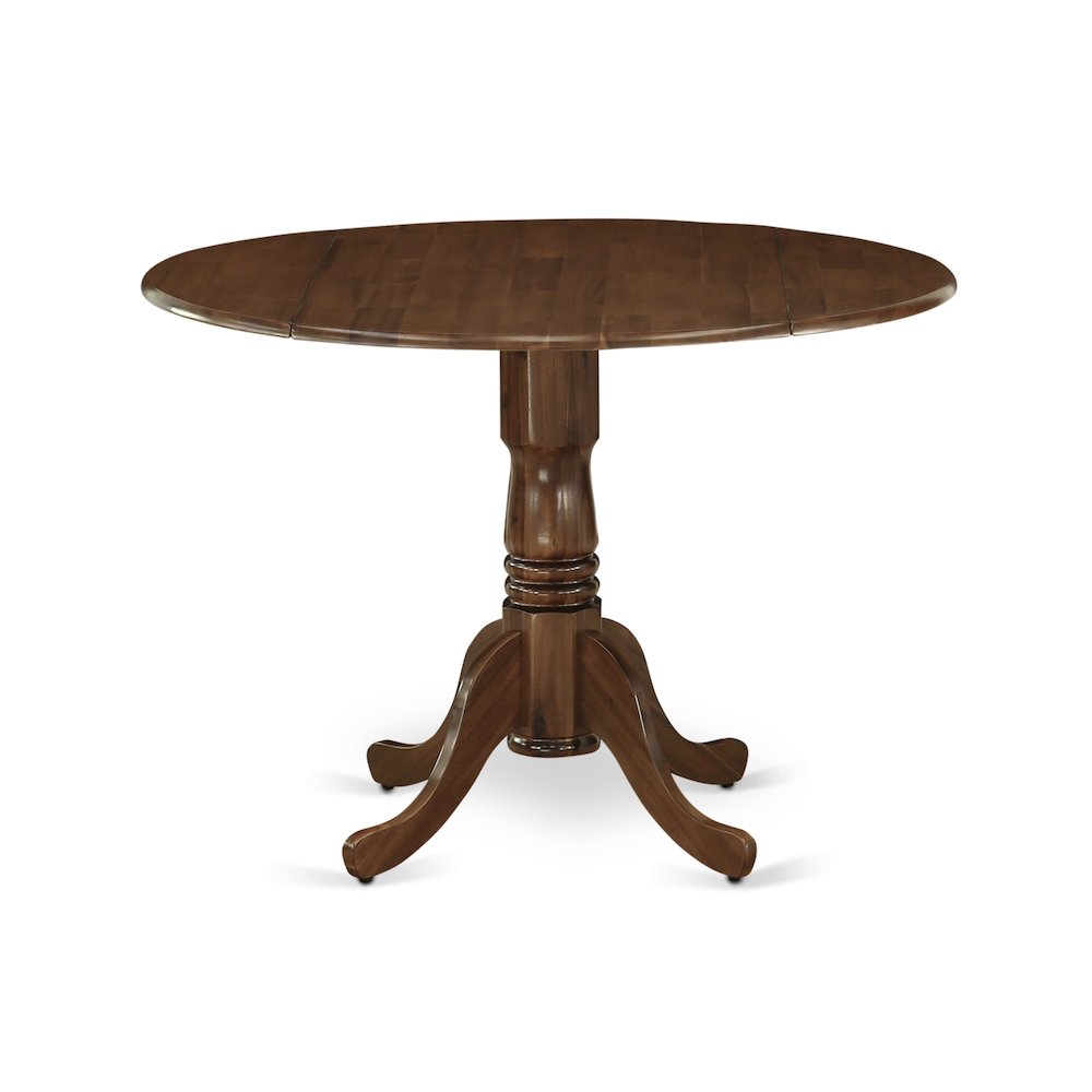 3 Pc Kitchen Set Consist of a Round Wooden Table and 2 Parson Chairs. Picture 1