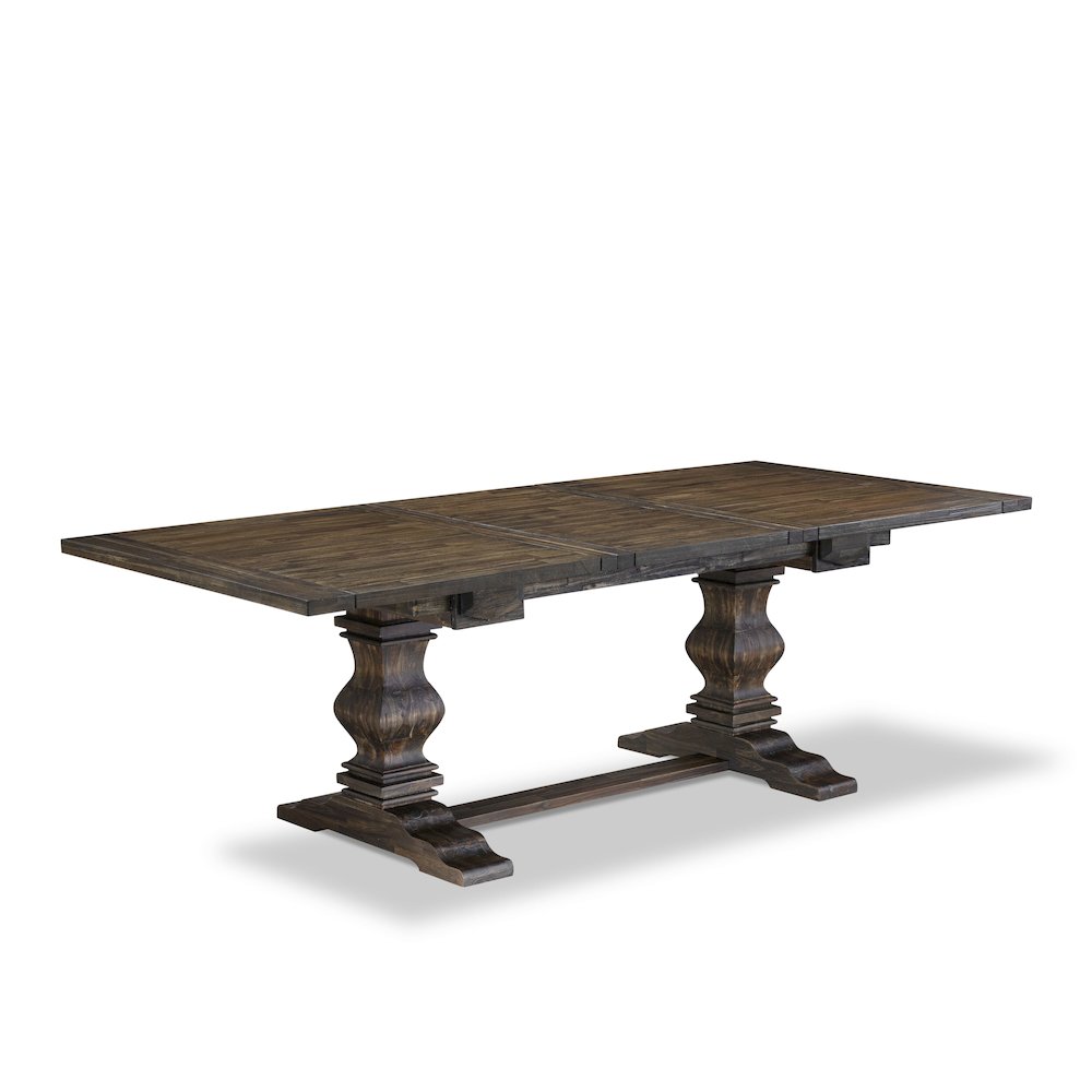 9 Piece Kitchen Set Consists of a Rectangle Dining Table with Butterfly Leaf. Picture 7