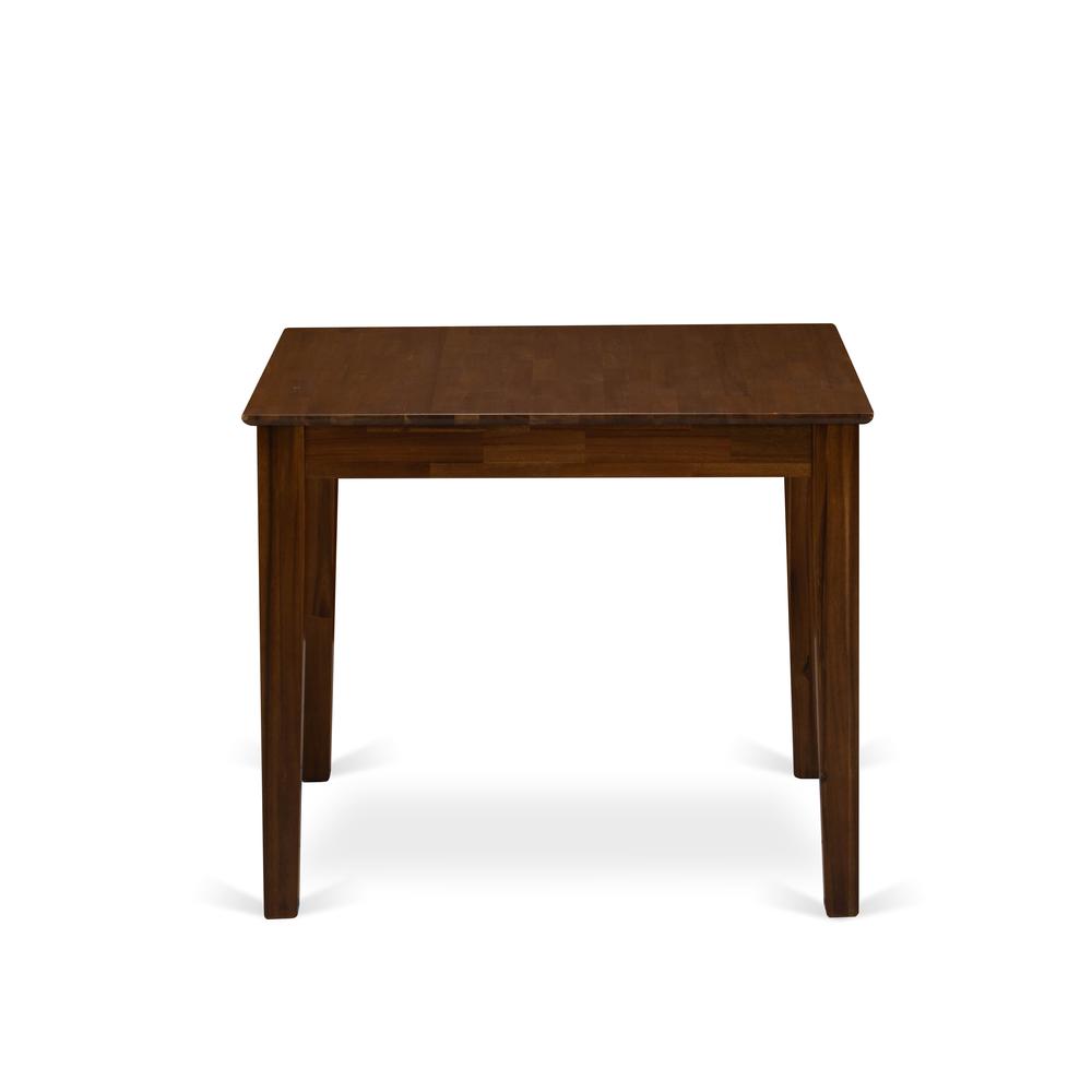 3 Piece Dining Room Set Includes a Square Solid Wood Table and 2 Parson Chairs. Picture 2