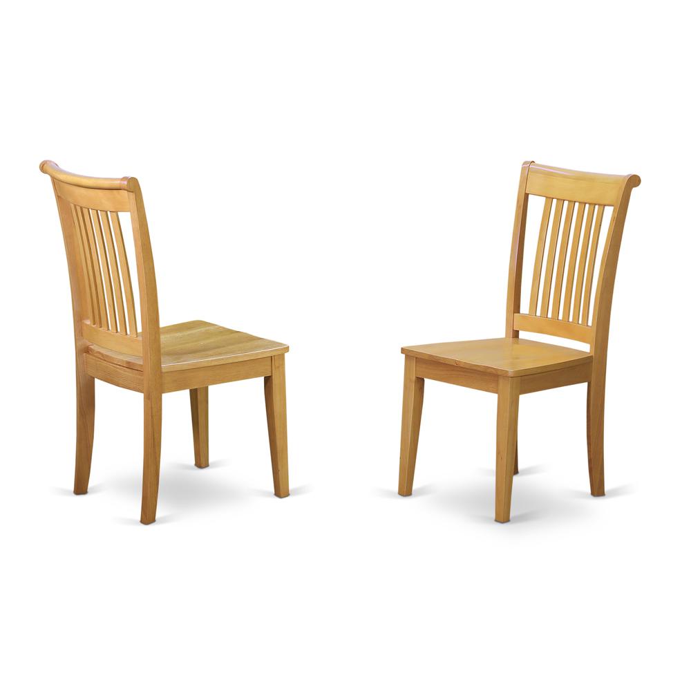 Dining Room Set Oak, AVPO7-OAK-W. Picture 4