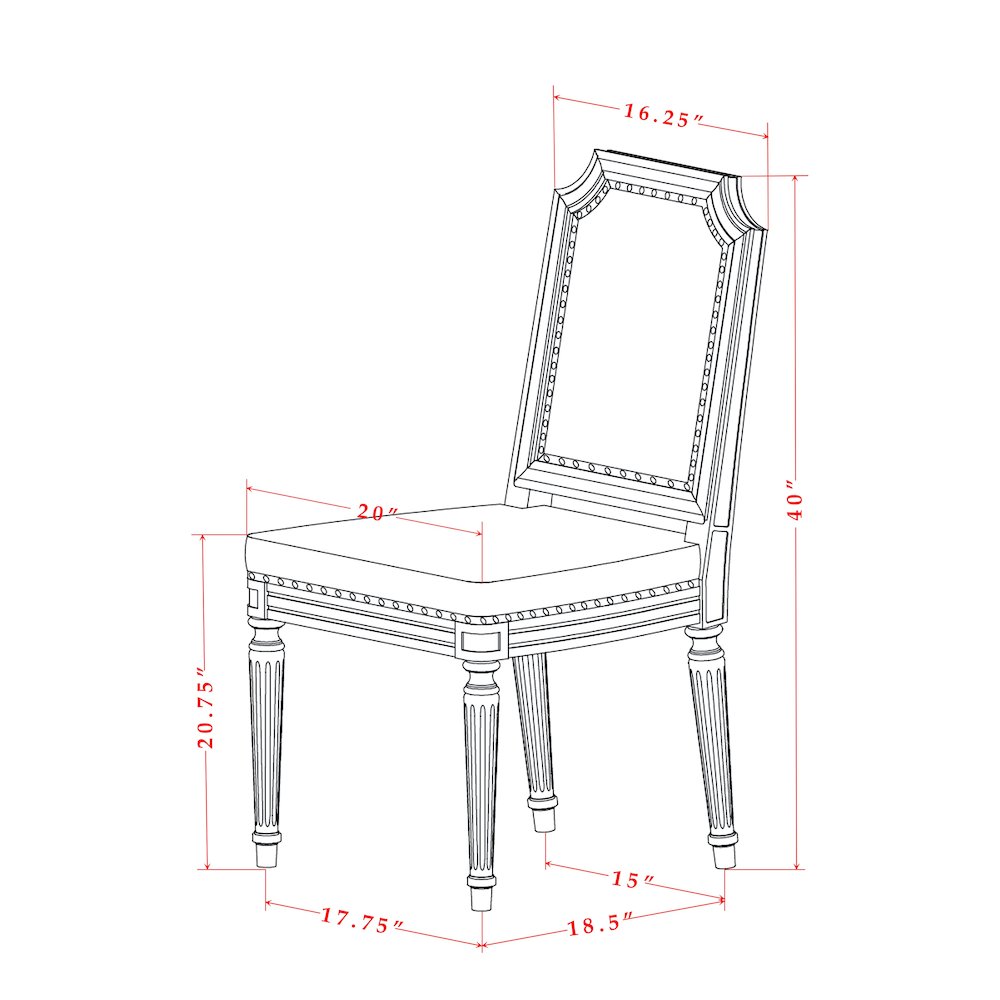 9 piece Dining Room Set includes a Kitchen Table and 8 PU Leather Dining Chairs. Picture 7