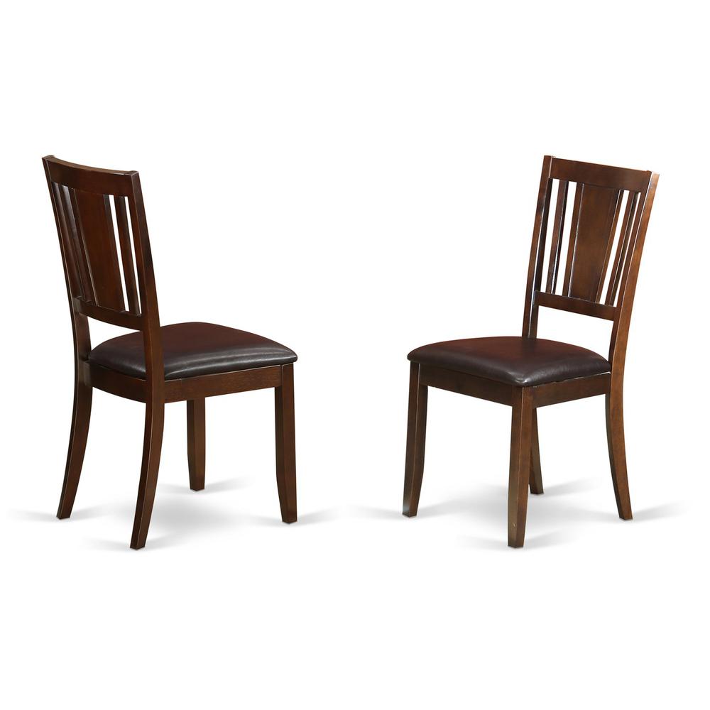 3  Pcsmall  Kitchen  Table  set  with  a  Dining  Table  and  2  Dining  Chairs  in  Mahogany. Picture 3