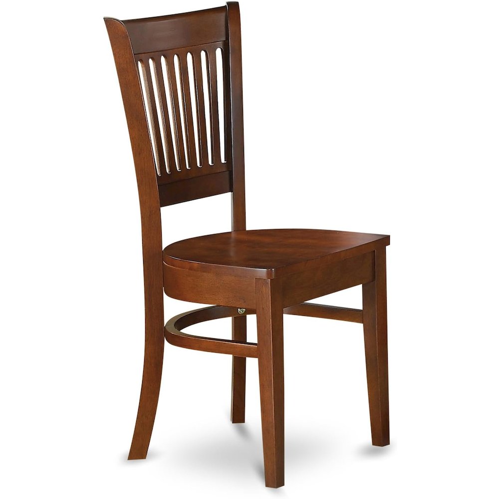 Espresso Kitchen Table and Chairs Set, 7 Pc Dining Table Set for 6. Picture 8