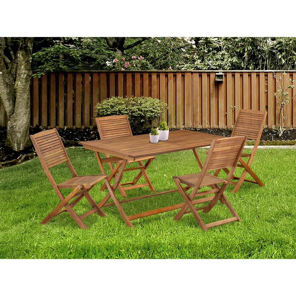 5 Piece Patio Garden Table Set. Picture 7
