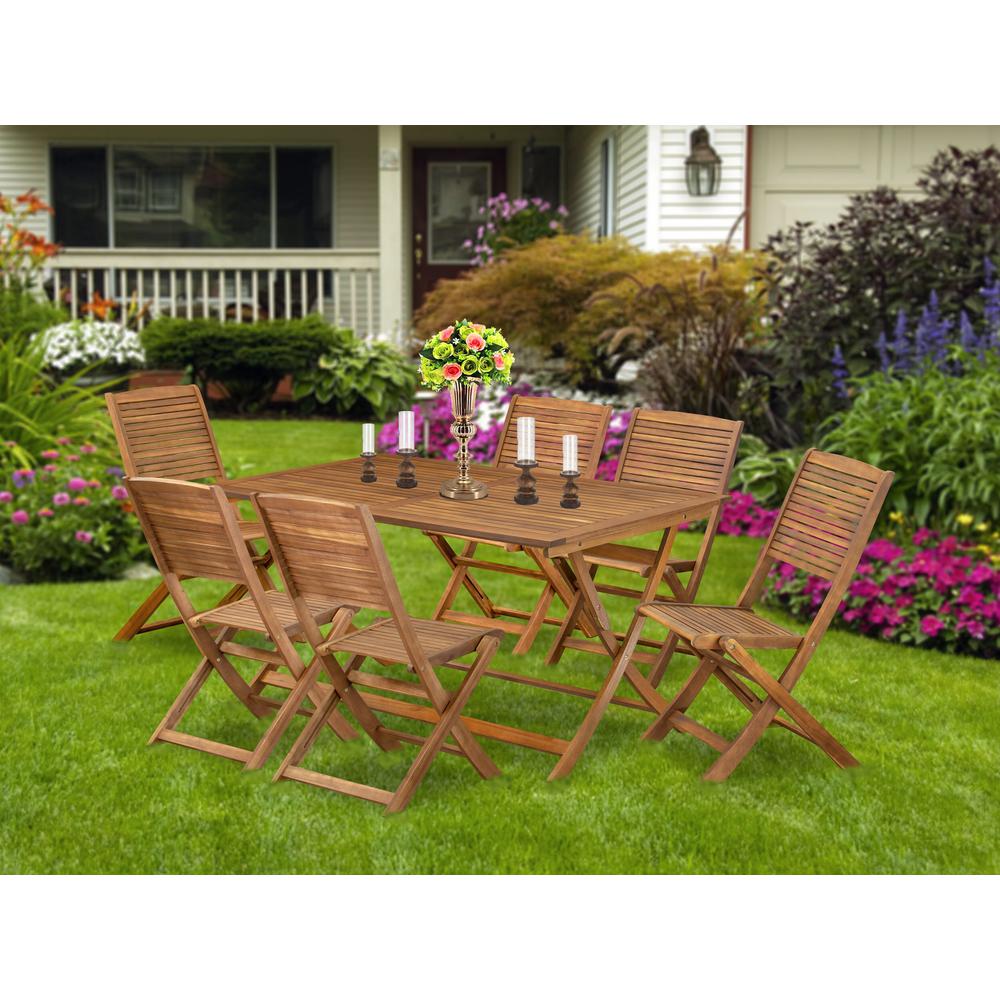 7 Piece Patio Dining Set. Picture 7