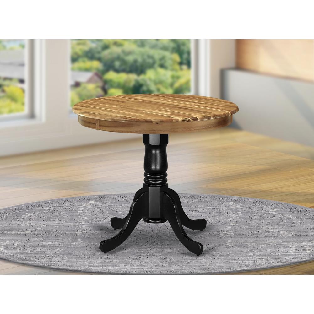 Dining Table Natural & Black, AMT-NBK-TP. Picture 2
