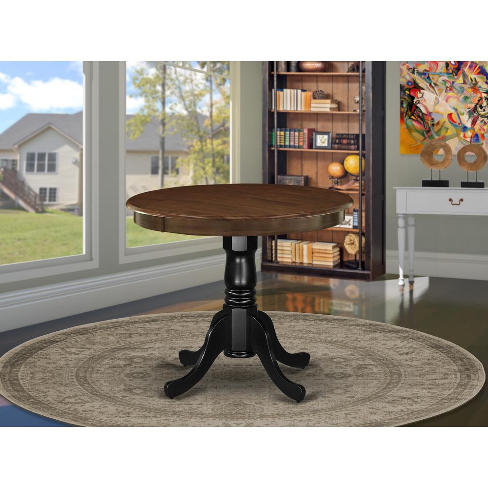 Dining Table Oak & Black, AMT-WBK-TP. Picture 2
