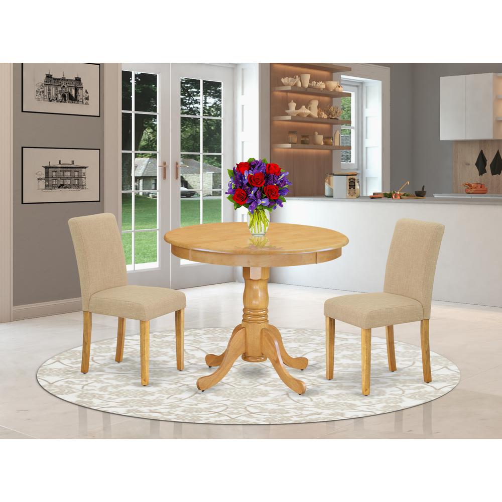 Dining Room Set Oak, ANAB3-OAK-04. Picture 2