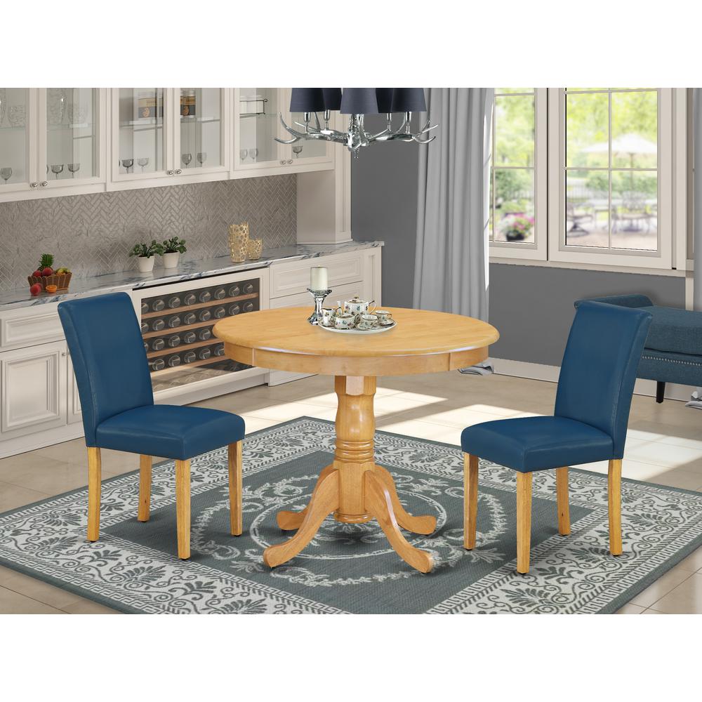 Dining Room Set Oak, ANAB3-OAK-55. Picture 2