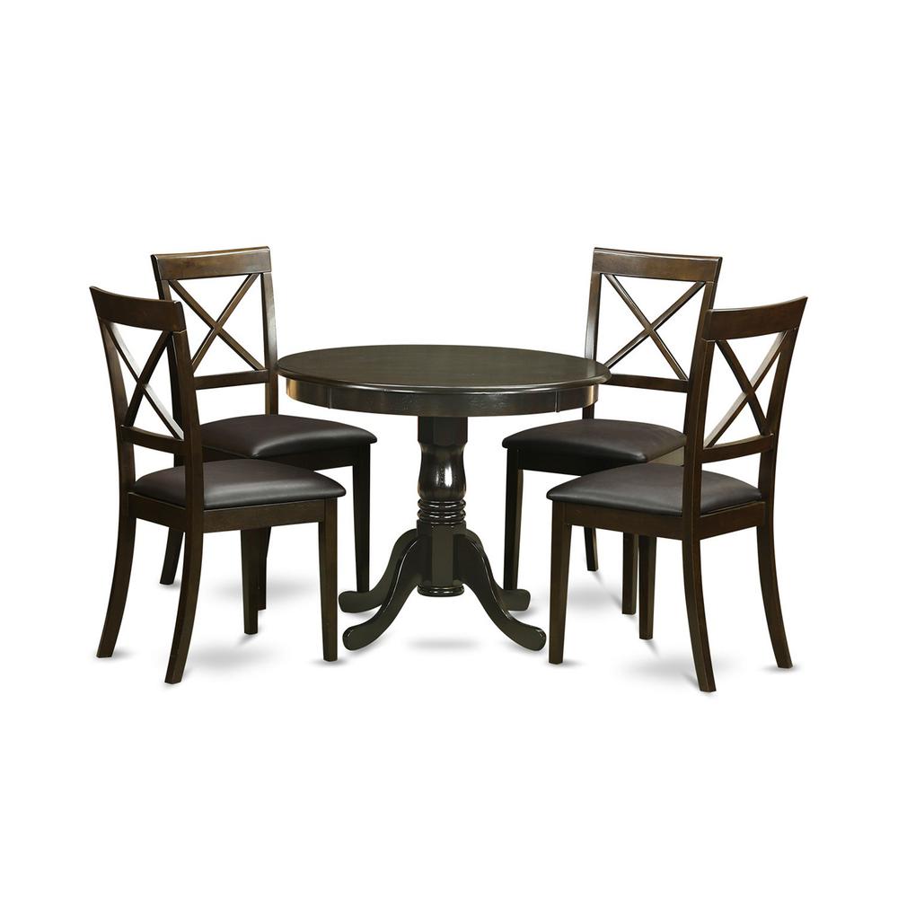 5  Pc  Kitchen  nook  Dining  set-Kitchen  Table  plus  4  Chairs  for  Dining  room. Picture 1
