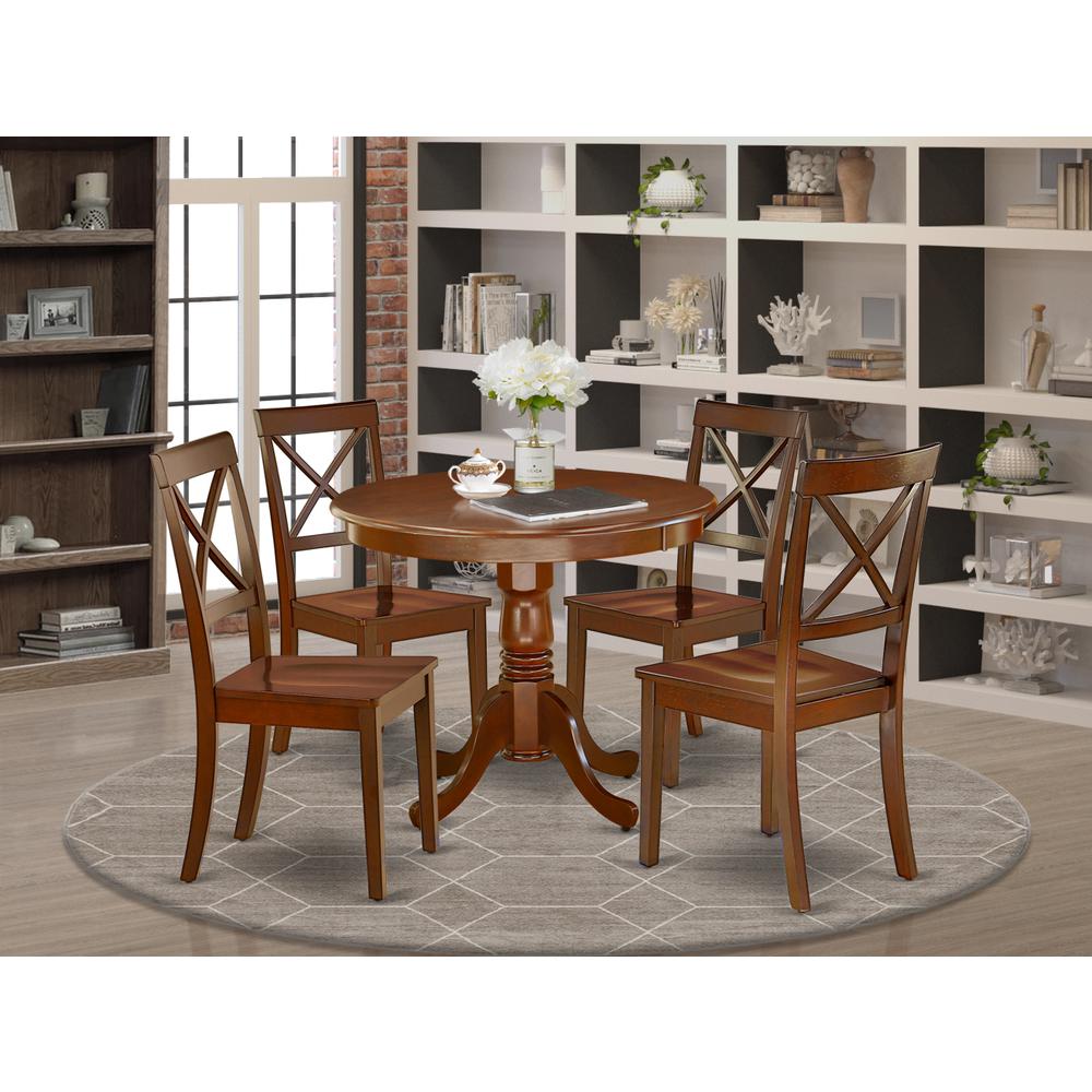 Dining Room Set Mahogany, ANBO5-MAH-W. Picture 2