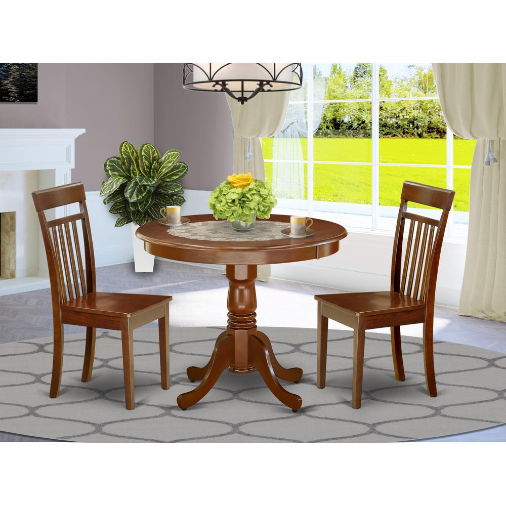 Dining Room Set Mahogany, ANCA3-MAH-W. Picture 2