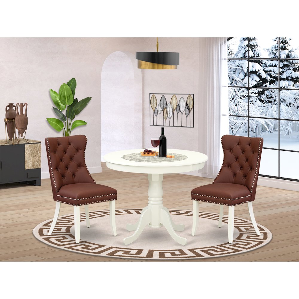 3 Piece Dining Table Set for Small Spaces. Picture 2