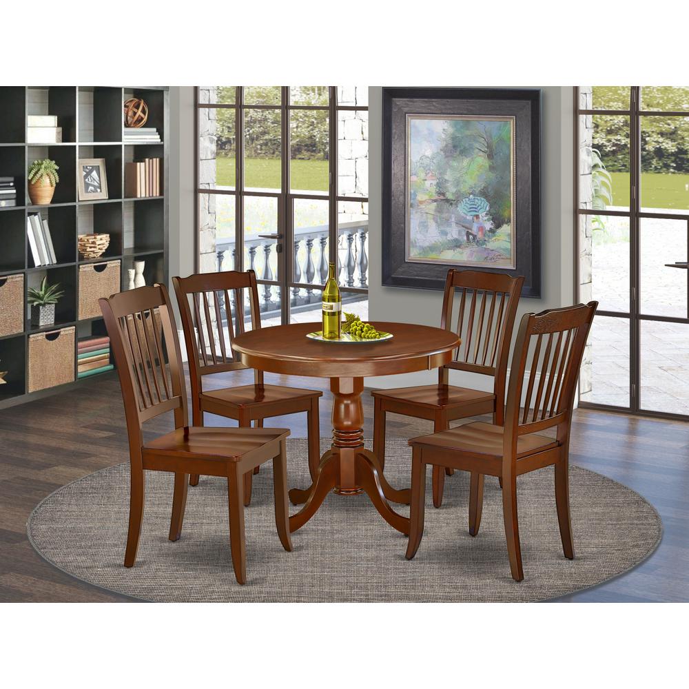Dining Room Set Mahogany, ANDA5-MAH-W. Picture 2