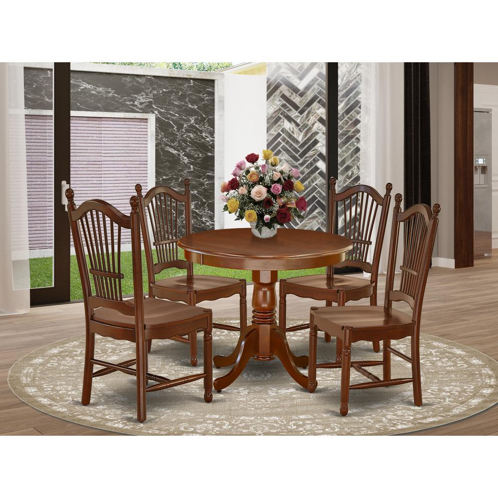 Dining Room Set Mahogany, ANDO5-MAH-W. Picture 2