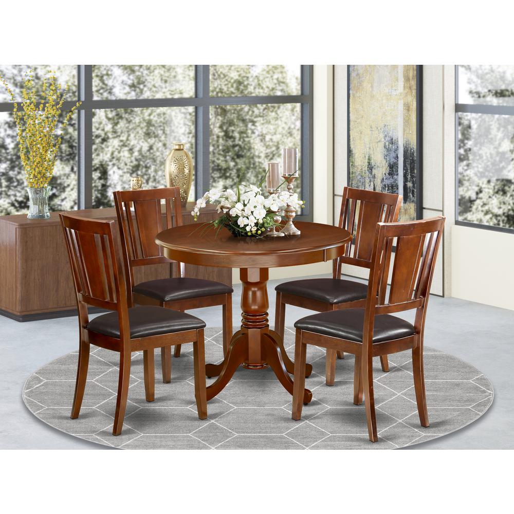 Dining Room Set Mahogany, ANDU5-MAH-LC. Picture 2