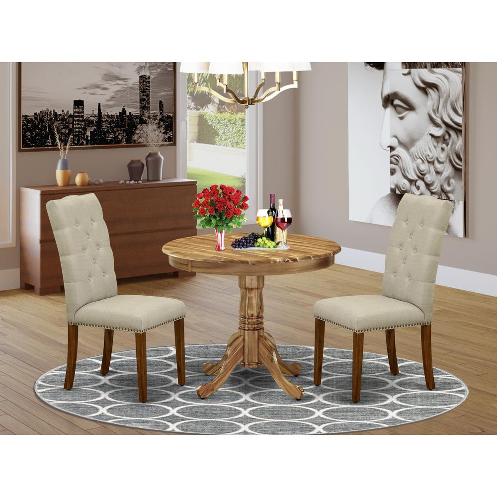 Dining Room Set Natural, ANEL3-ANA-05. Picture 2