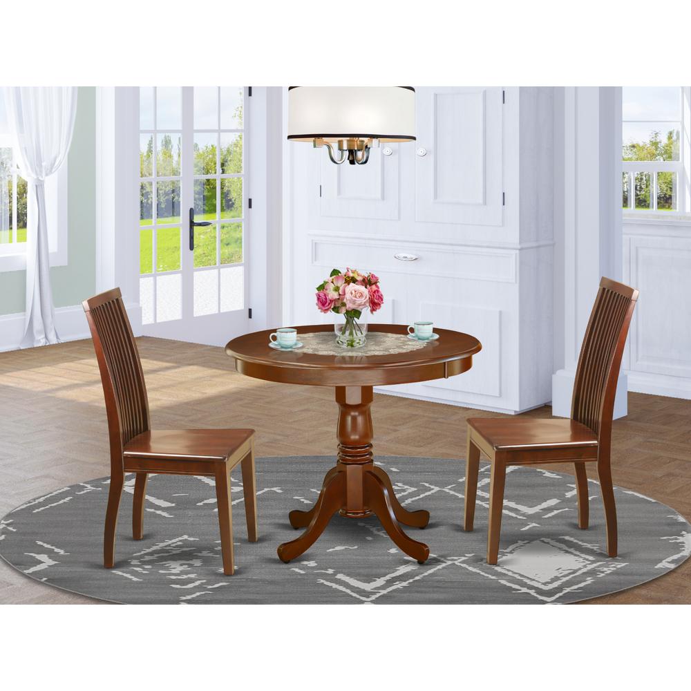 Dining Room Set Mahogany, ANIP3-MAH-W. Picture 2