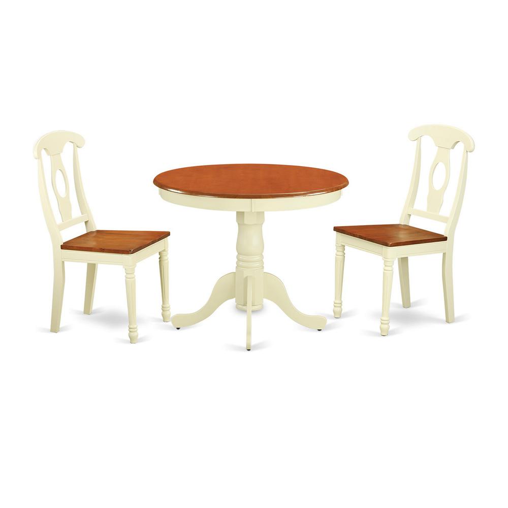 3  PcKitchen  nook  Dining  set  for  2-Dinette  Table  and  2  Kitchen  Dining  Chairs. Picture 1