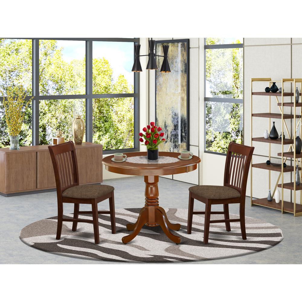 Dining Room Set Mahogany, ANNO3-MAH-W. Picture 2