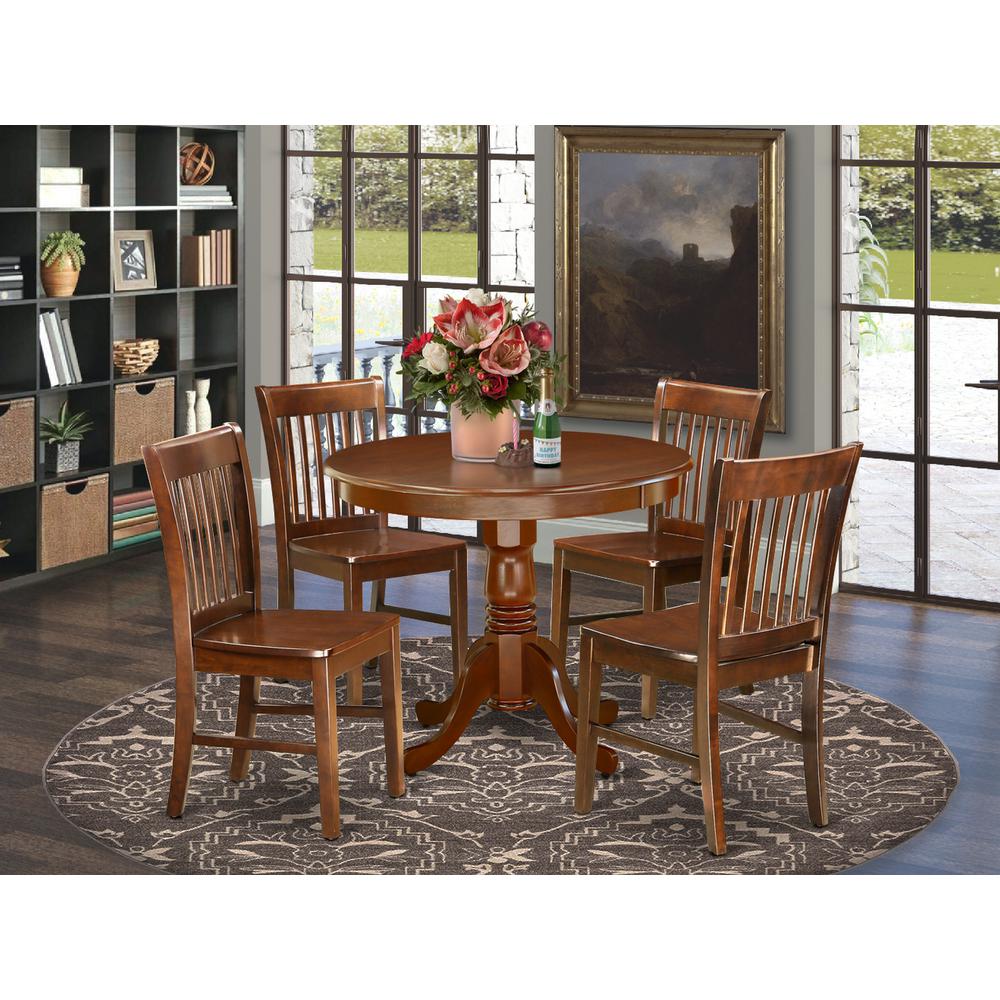Dining Room Set Mahogany, ANNO5-MAH-W. Picture 2