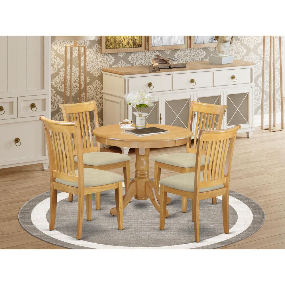 Dining Room Set Oak, ANPO5-OAK-C. Picture 2