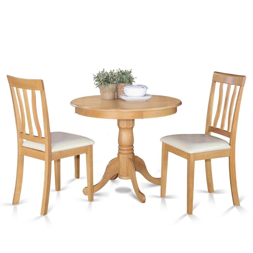 3  Pc  Kitchen  Table  set-  Table  and  2  Dining  Chairs. Picture 1