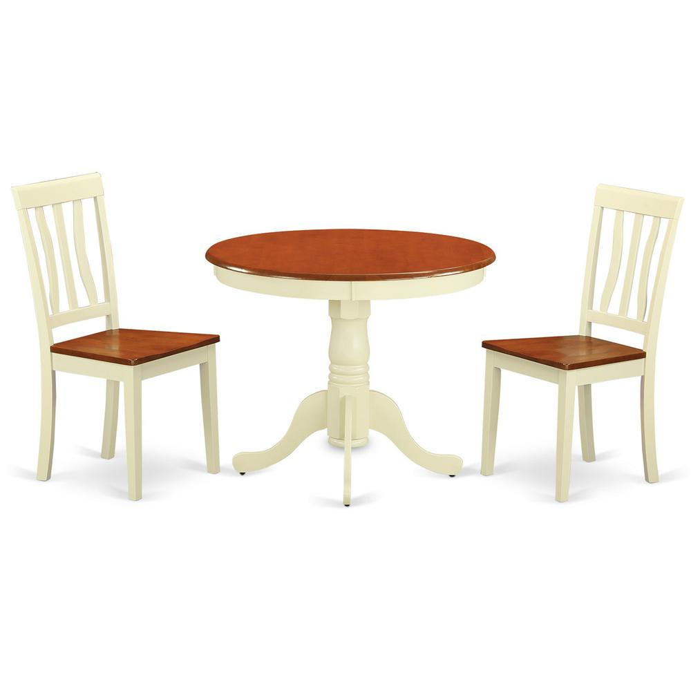 3 Pc Kitchen nook Dining set-Kitchen Table and 2 Chairs for Dining room. Picture 2
