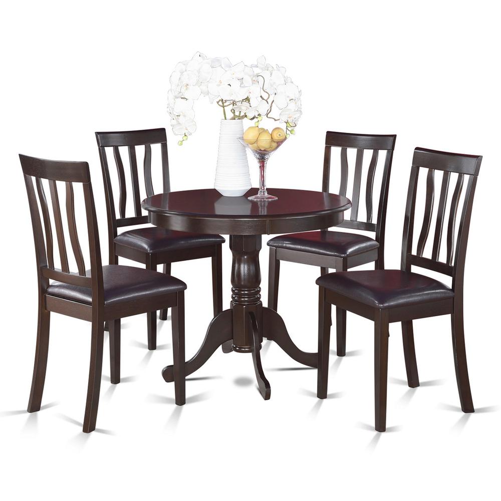 5  Pc  Kitchen  Table  set-Kitchen  Table  and  4  Dining  Chairs. Picture 1