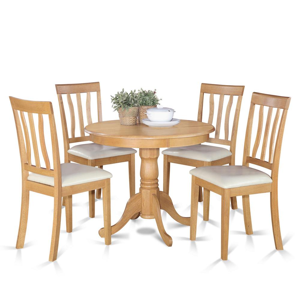 5  PC  Kitchen  Table  set-small  Kitchen  Table  plus  4  Dining  Chairs. Picture 1