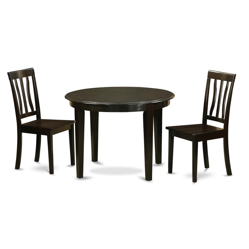 3  PC  Kitchen  nook  Dining  set-Kitchen  Table  and  2  dinette  Chairs. Picture 1