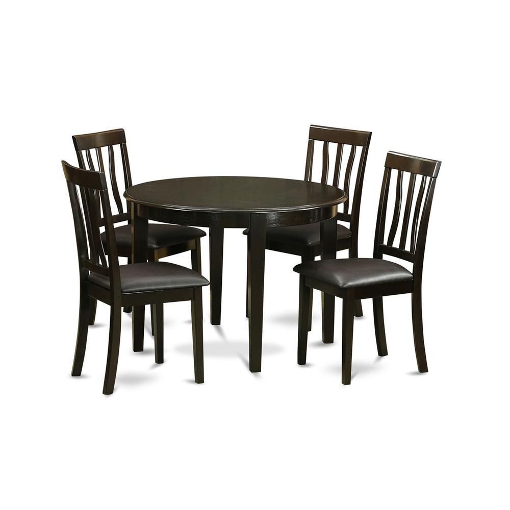 5  PC  small  Kitchen  Table  set-Kitchen  Table  and  4  Kitchen  Chairs. Picture 1
