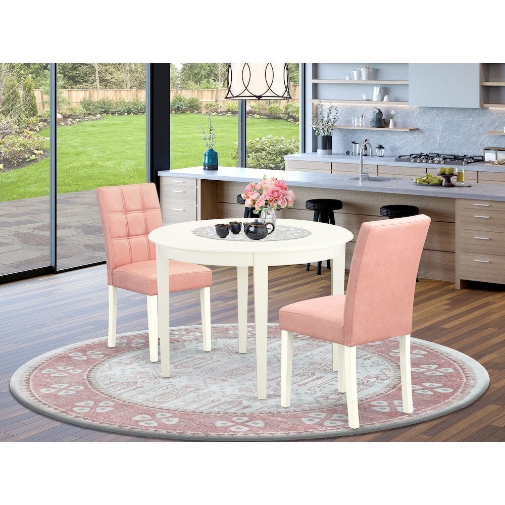 3 Piece Dining Table Set contain A Dining Table. Picture 2