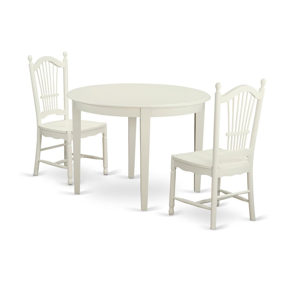 3  Pc  Kitchen  nook  Dining  set-Table  and  2  Dining  Chairs. Picture 1