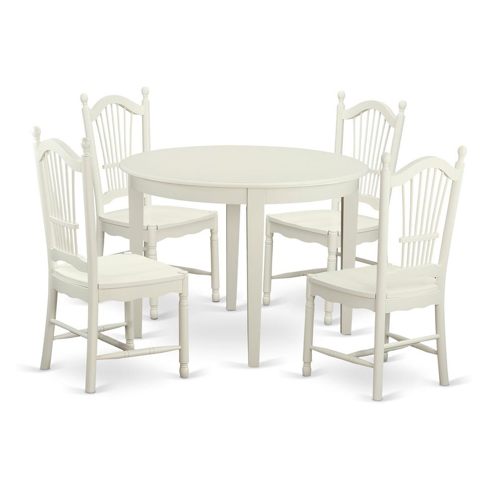 5  PcKitchen  dinette  set  -  Dinette  Table  and  4  Dining  Chairs. Picture 2