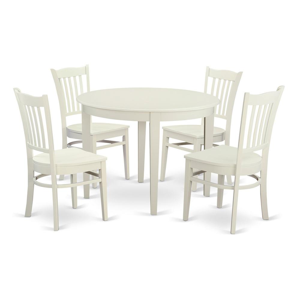 5  Pc  Dinette  set  -  Small  Kitchen  Table  and  4  Dining  Chairs. Picture 1