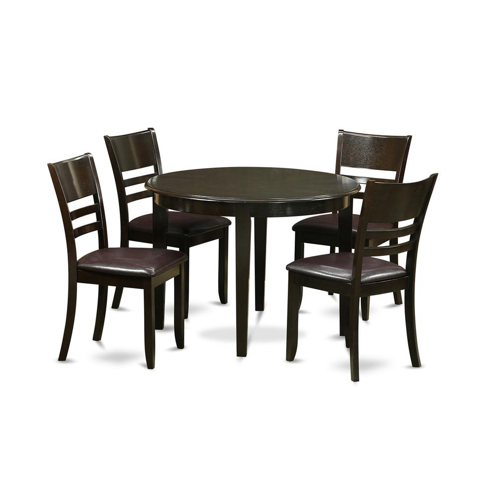 5  PC  small  Kitchen  Table  set--Kitchen  Dining  nook  and  4  Kitchen  Chairs. Picture 1