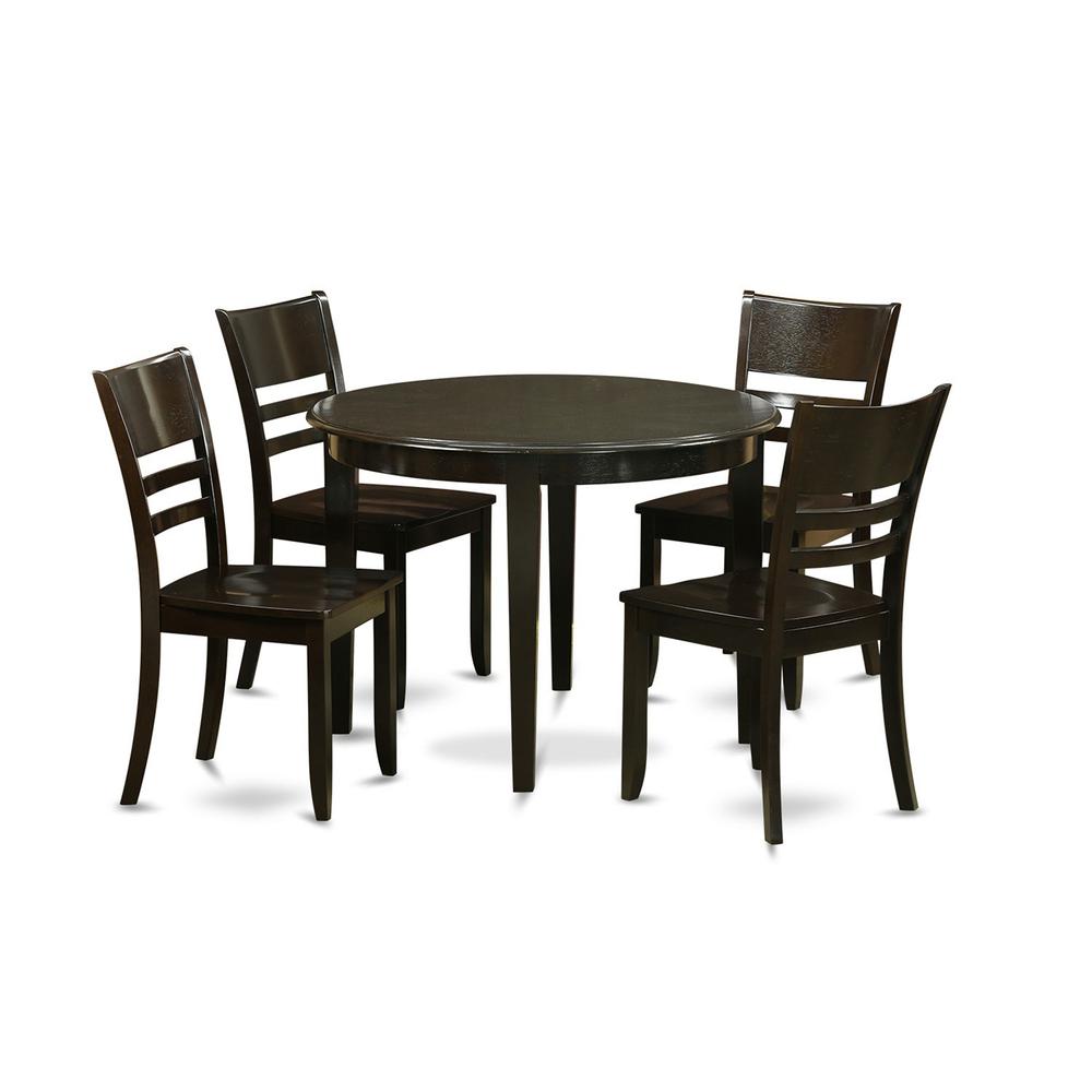 5  Pc  small  Kitchen  Table  and  Chairs  set-Dining  Table  and  4  Dining  Chairs. Picture 1