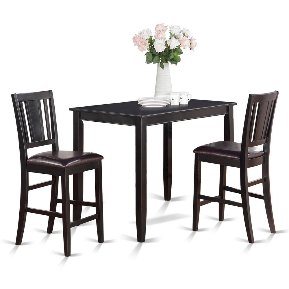 3  Pc  counter  height  Dining  set-high  Table  and  2  Stools. Picture 1