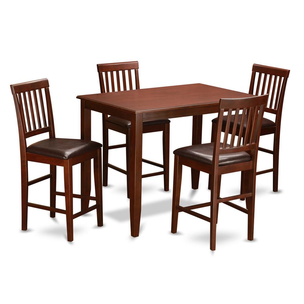 5  Pc  counter  height  Dining  set-high  Table  and  4  Kitchen  Chairs.. Picture 1