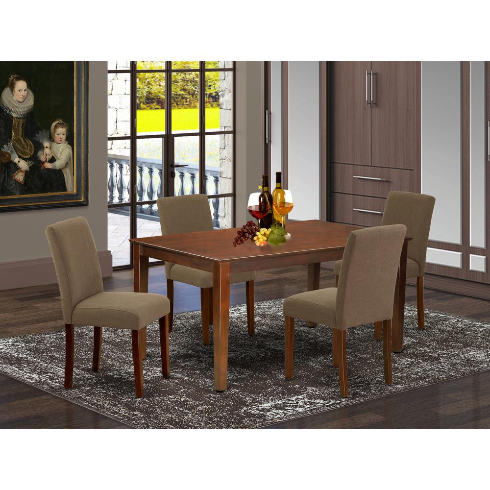 Dining Room Set Mahogany, CAAB5-MAH-18. Picture 2