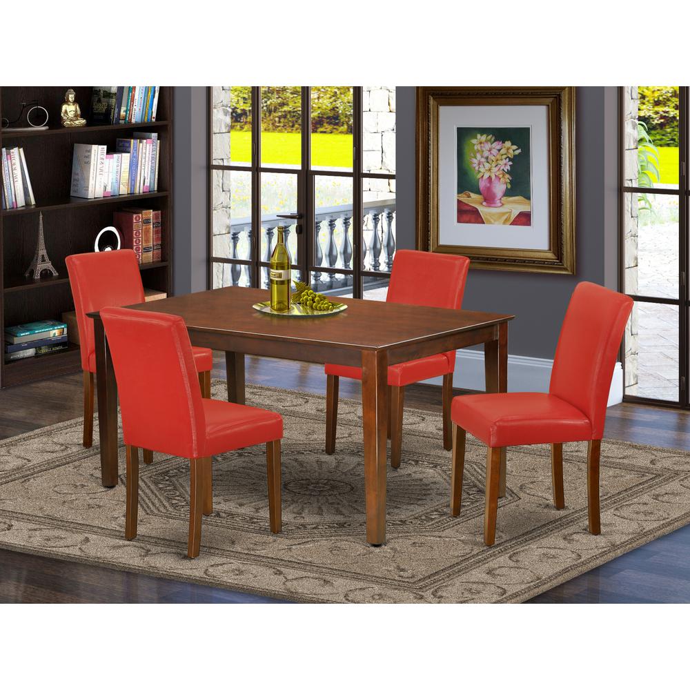 Dining Room Set Mahogany, CAAB5-MAH-72. Picture 2