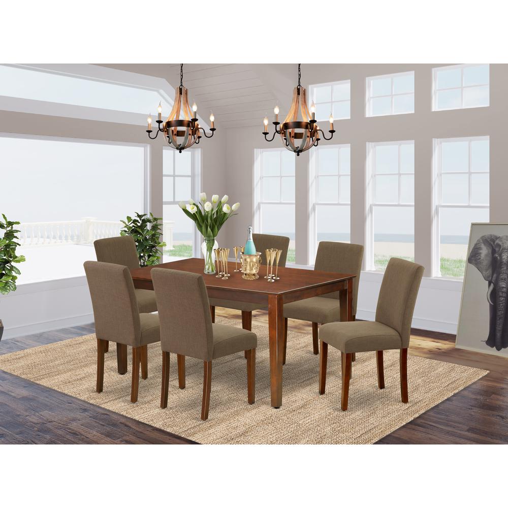 Dining Room Set Mahogany, CAAB7-MAH-18. Picture 2