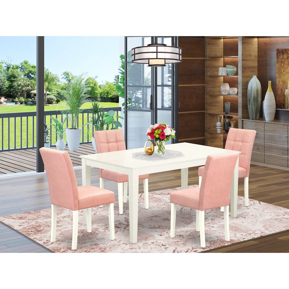 5 Piece Dining Table Set consists A Kitchen Table. Picture 2